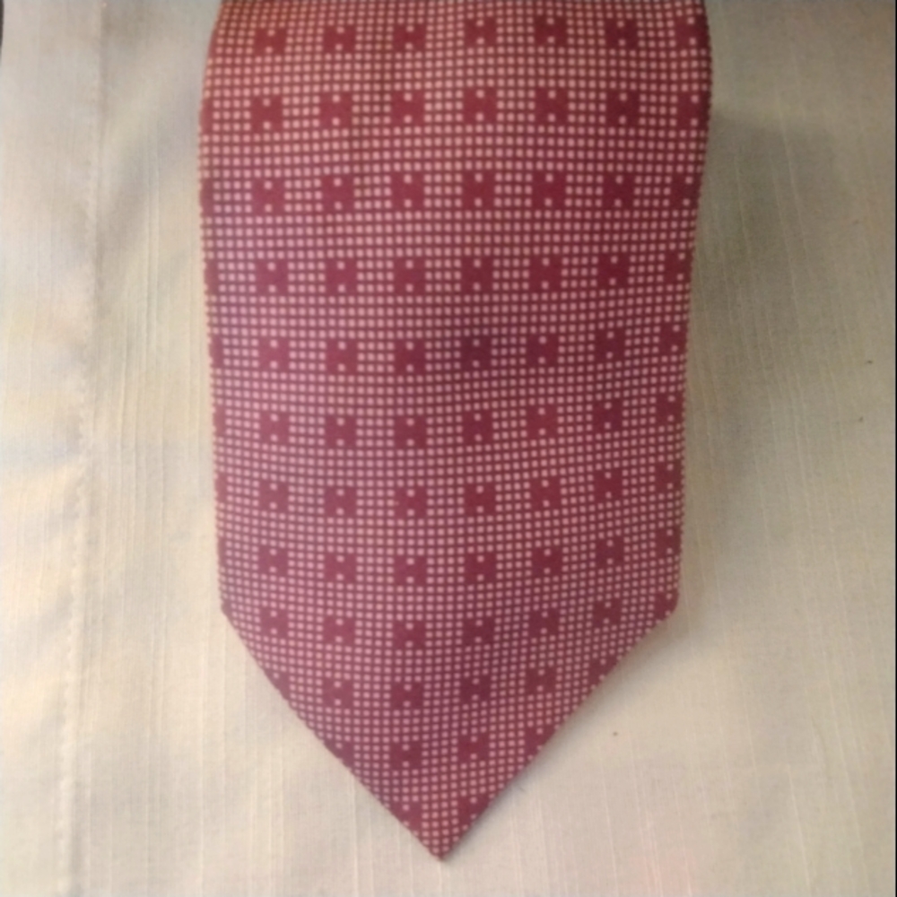 Hermes mens silk necktie